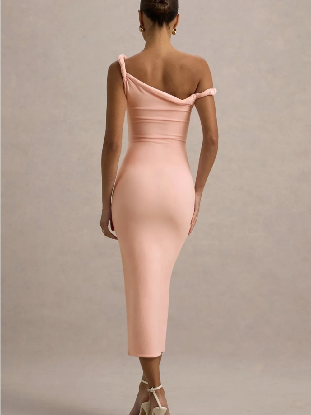 Club London Pink Midi Bodycon Dress - Picture 2 of 3